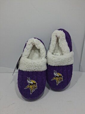 Foco NFL slippers: Minnasota Vikings, Medium 7-8 Womens J